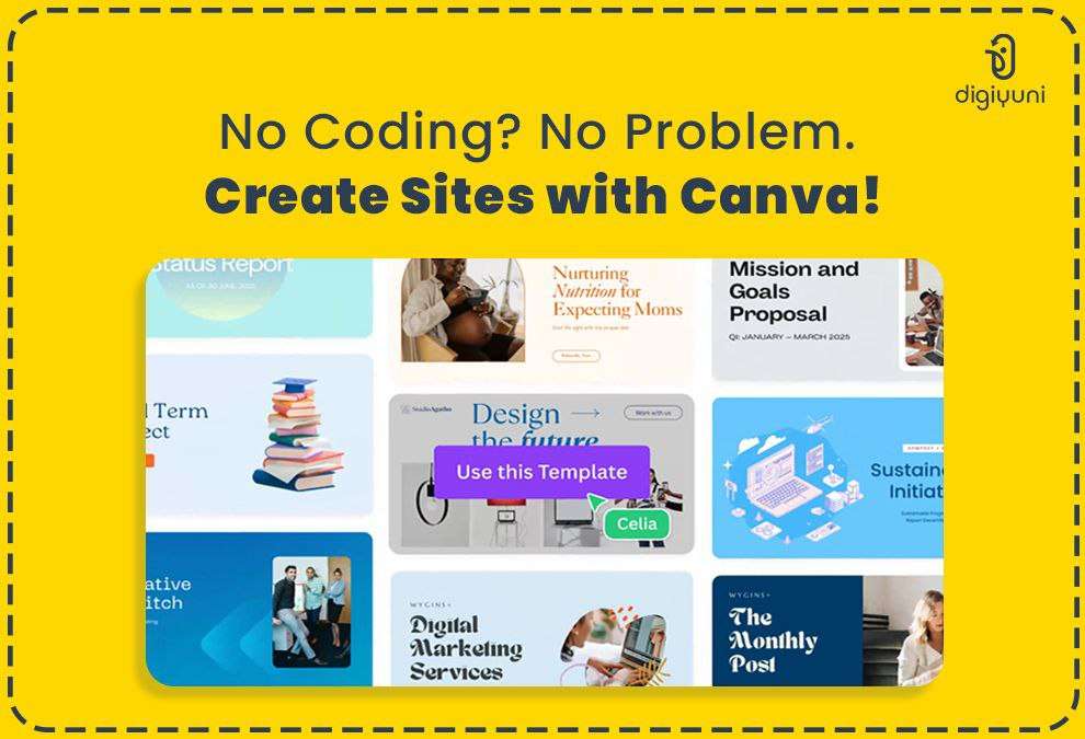 Canva website Builder